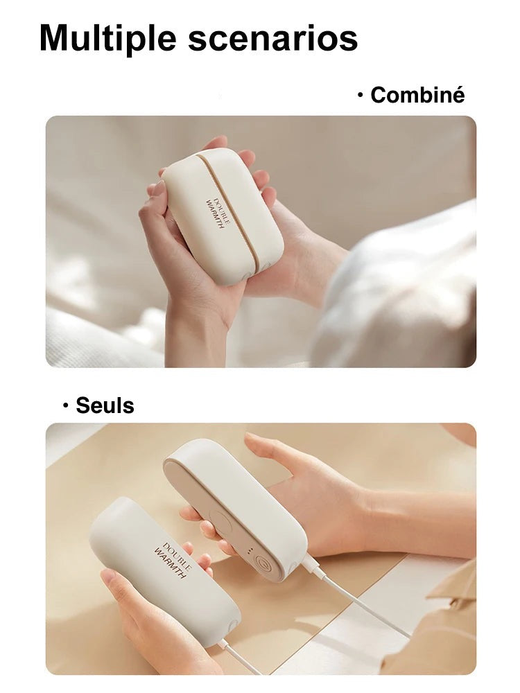 Chauffe-mains rechargeable et magnétique