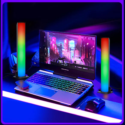 Barres lumineuses intelligentes - LED RGB - USB - Contrôle vocale