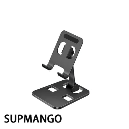 Support  universel de bureau pliable, en métal, pour téléphone portable et tablette