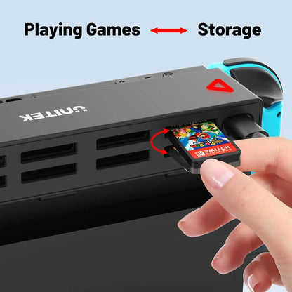 Commutateur de carte de jeu pour Nintendo Switch - Multi lecteur de cartes de jeu