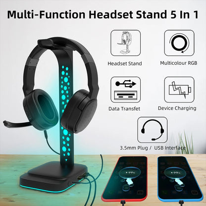 Support de casque gaming RGB - USB