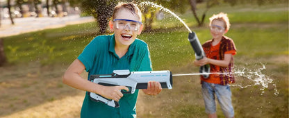 Pistolet à eau alimenté par batterie, doté d'un système de remplissage automatique