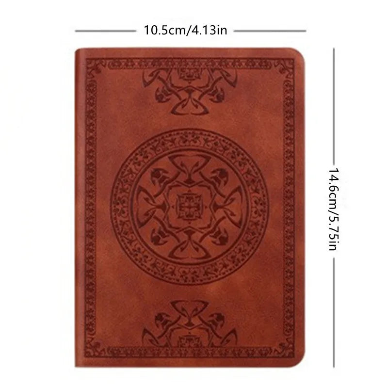 Mini carnet de poche, style rétro, taille A6