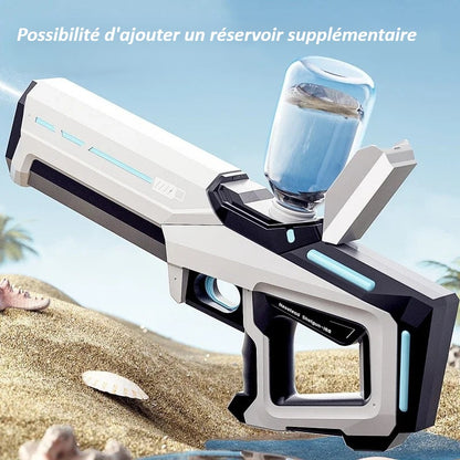 Pistolet à eau alimenté par batterie, doté d'un système de remplissage automatique