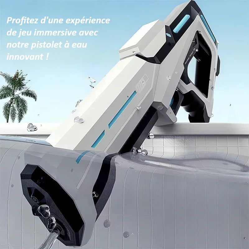 Pistolet à eau alimenté par batterie, doté d'un système de remplissage automatique