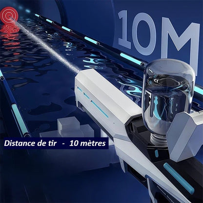 Pistolet à eau alimenté par batterie, doté d'un système de remplissage automatique
