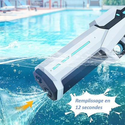 Pistolet à eau alimenté par batterie, doté d'un système de remplissage automatique